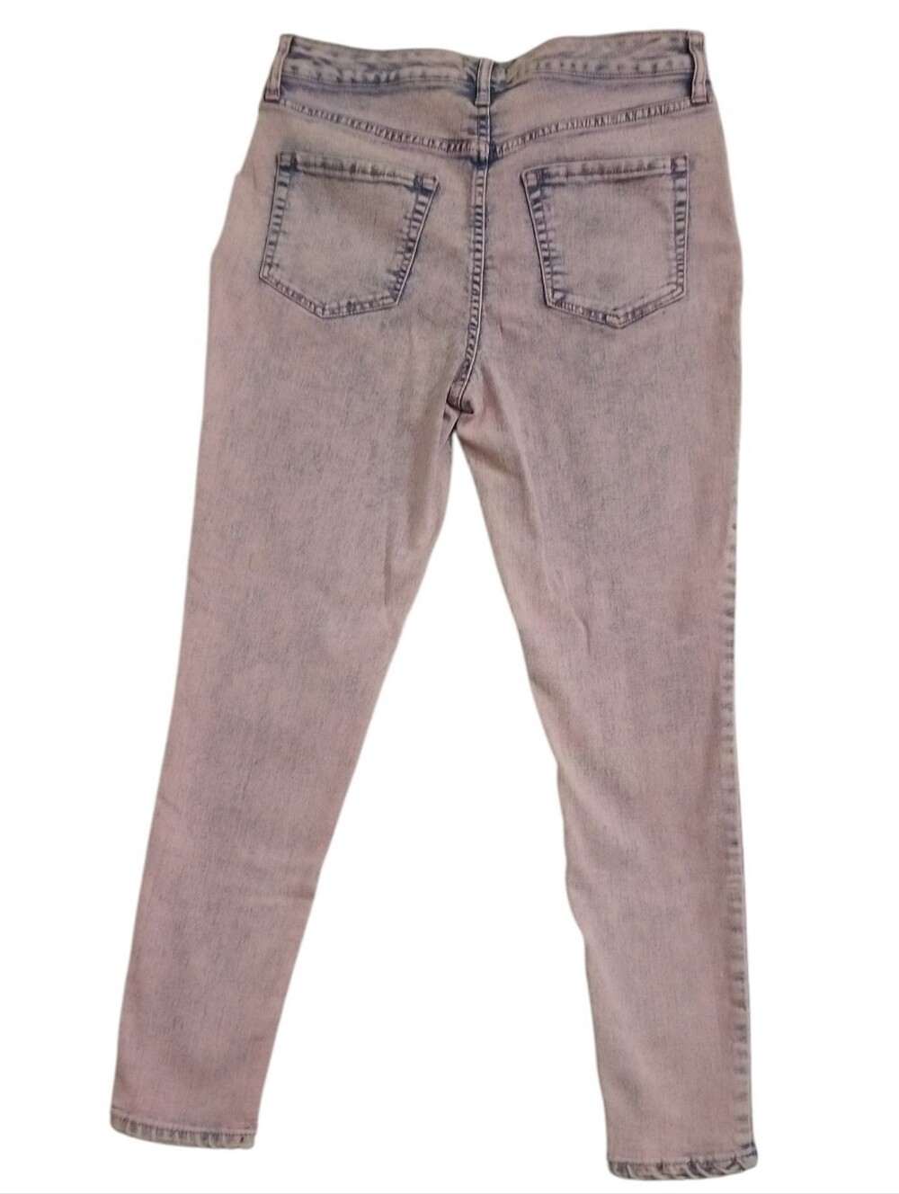 Women's Wild Fable Indie-Pop Pastel Lavender Acid Wash High Rise Skinny Jeans, M - Picture 16 of 16